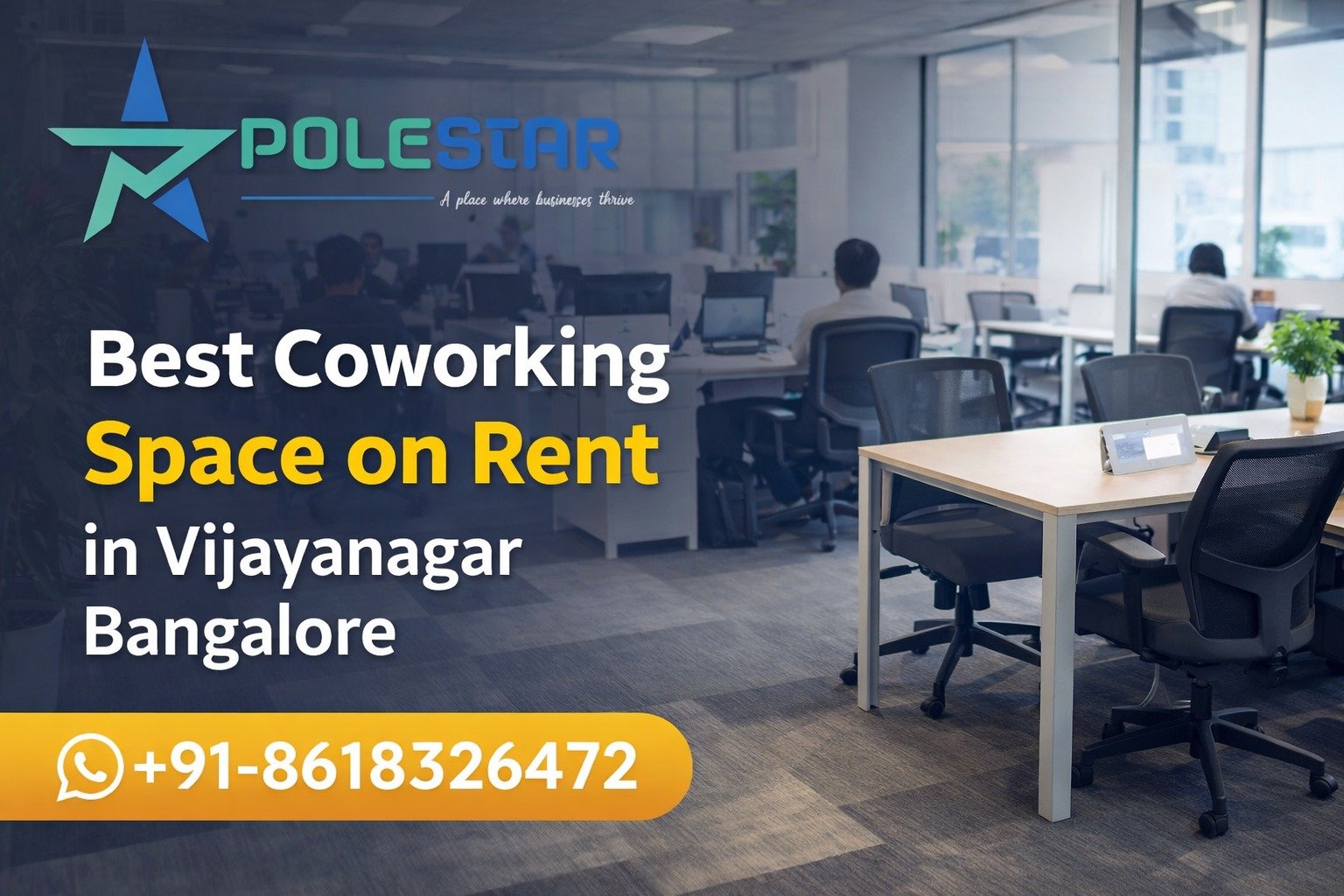 Best Coworking Space on Rent in Vijayanagar, Bangalore